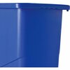 Global Industrial Rectangle Blue, Plastic 261902BL